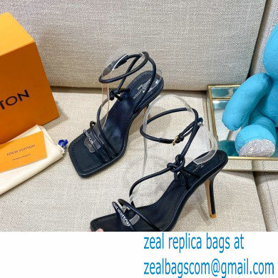 Louis Vuitton Heel 9cm Nova Sandals Black 2021 - Click Image to Close