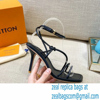 Louis Vuitton Heel 9cm Nova Sandals Black 2021