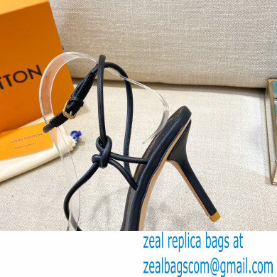 Louis Vuitton Heel 9cm Nova Sandals Black 2021 - Click Image to Close