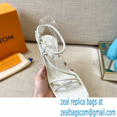 Louis Vuitton Heel 9cm Nova Sandals White 2021 - Click Image to Close