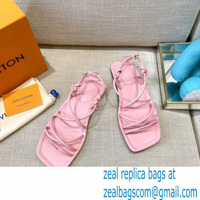 Louis Vuitton Nova Flat Sandals Pink 2021 - Click Image to Close