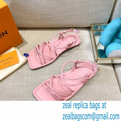 Louis Vuitton Nova Flat Sandals Pink 2021