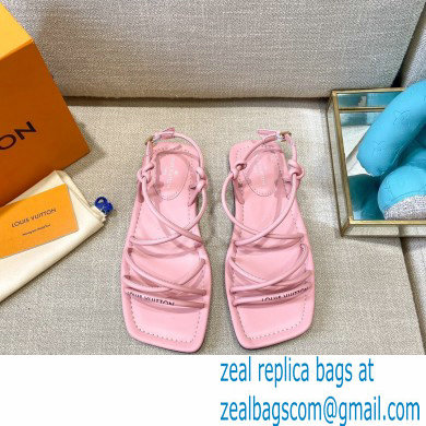 Louis Vuitton Nova Flat Sandals Pink 2021 - Click Image to Close