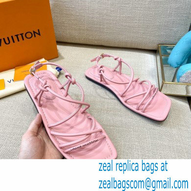 Louis Vuitton Nova Flat Sandals Pink 2021 - Click Image to Close