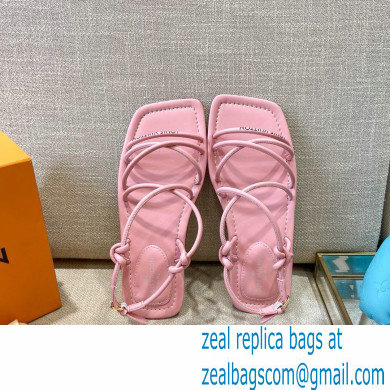 Louis Vuitton Nova Flat Sandals Pink 2021