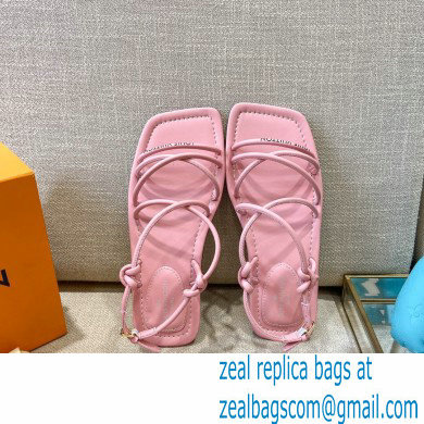 Louis Vuitton Nova Flat Sandals Pink 2021 - Click Image to Close