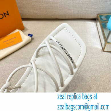 Louis Vuitton Nova Flat Sandals White 2021