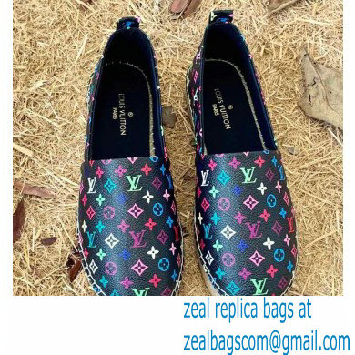 Louis Vuitton Starboard Flat Espadrilles Monogram Black 2022 - Click Image to Close