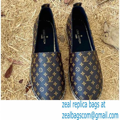 Louis Vuitton Starboard Flat Espadrilles Monogram Brown 2022 - Click Image to Close