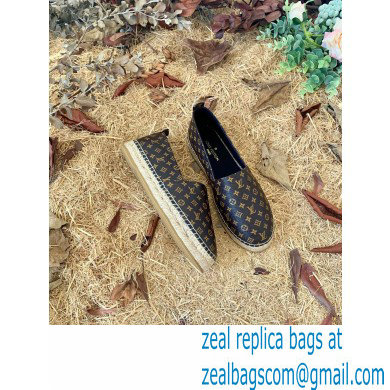 Louis Vuitton Starboard Flat Espadrilles Monogram Brown 2022