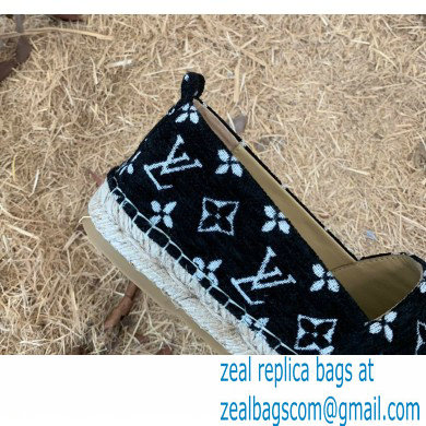 Louis Vuitton Starboard Flat Espadrilles Wool Black 2022