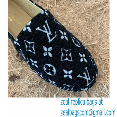 Louis Vuitton Starboard Flat Espadrilles Wool Black 2022 - Click Image to Close