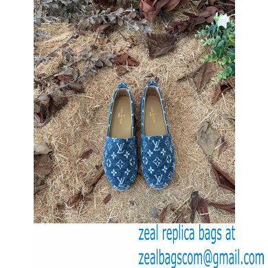 Louis Vuitton Starboard Flat Espadrilles Wool Blue 2022 - Click Image to Close