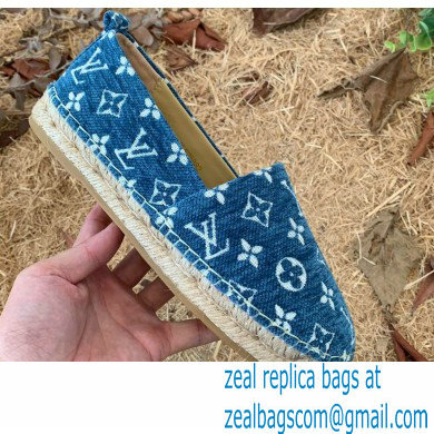 Louis Vuitton Starboard Flat Espadrilles Wool Blue 2022