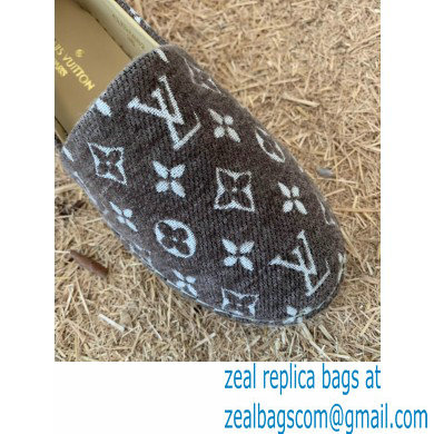 Louis Vuitton Starboard Flat Espadrilles Wool Coffee 2022