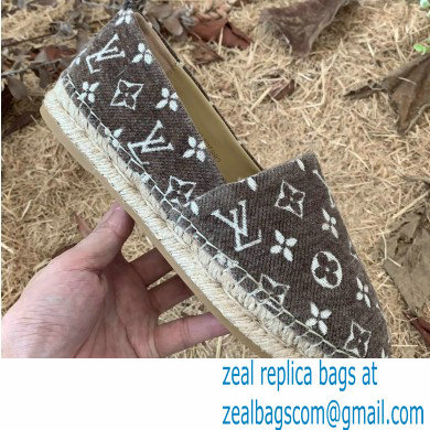 Louis Vuitton Starboard Flat Espadrilles Wool Coffee 2022