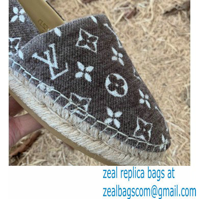 Louis Vuitton Starboard Flat Espadrilles Wool Coffee 2022