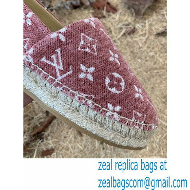 Louis Vuitton Starboard Flat Espadrilles Wool Pink 2022