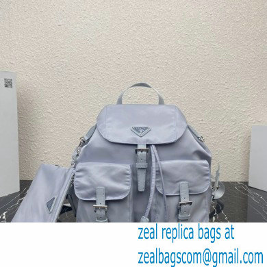 Prada Medium Nylon Backpack 1BZ811 Blue 2021