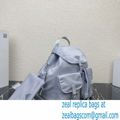 Prada Medium Nylon Backpack 1BZ811 Blue 2021