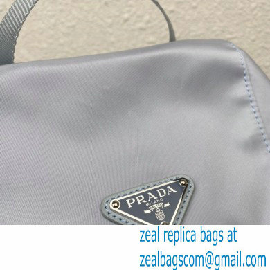 Prada Medium Nylon Backpack 1BZ811 Blue 2021 - Click Image to Close