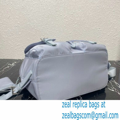 Prada Medium Nylon Backpack 1BZ811 Blue 2021