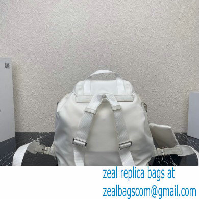 Prada Medium Nylon Backpack 1BZ811 white 2021