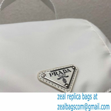 Prada Medium Nylon Backpack 1BZ811 white 2021