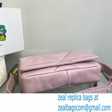 Prada Padded Nappa Leather Shoulder Bag 1BD306 Pink 2021 - Click Image to Close
