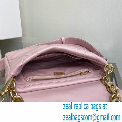 Prada Padded Nappa Leather Shoulder Bag 1BD306 Pink 2021 - Click Image to Close