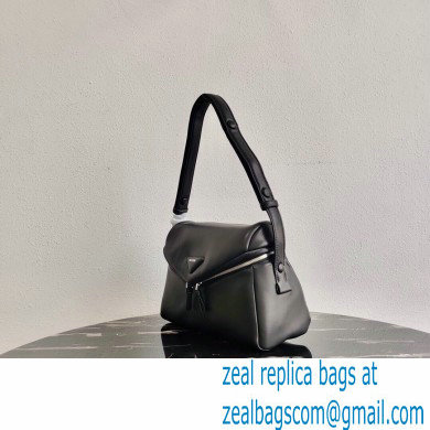 Prada Padded Nappa Leather Signaux Bag 1BC165 Black 2021