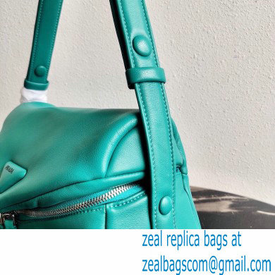 Prada Padded Nappa Leather Signaux Bag 1BC165 Peacock Blue 2021 - Click Image to Close