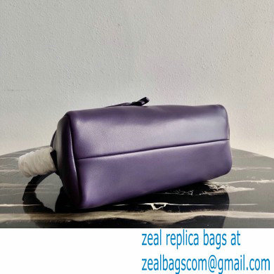 Prada Padded Nappa Leather Signaux Bag 1BC165 Violet 2021