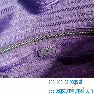 Prada Padded Nappa Leather Signaux Bag 1BC165 Violet 2021