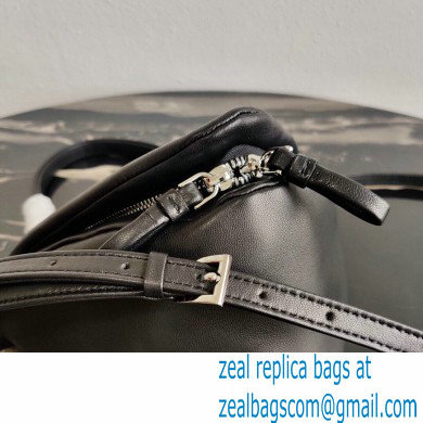 Prada Padded Nappa Leather Triangle Handbag 1BA315 Black 2021