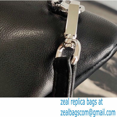 Prada Padded Nappa Leather Triangle Handbag 1BA315 Black 2021 - Click Image to Close