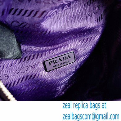 Prada Padded Nappa Leather Triangle Handbag 1BA315 Violet 2021