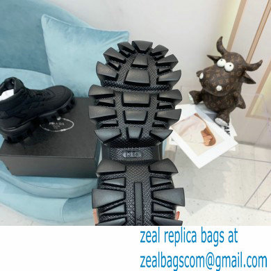 Prada Re-Nylon Gabardine Fabric Cloudbust Thunder Sneakers Black 2021 - Click Image to Close