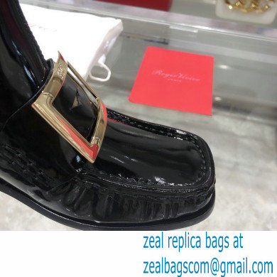 ROGER VIVIER Preppy Viv' patent leather Chelsea boots black - Click Image to Close