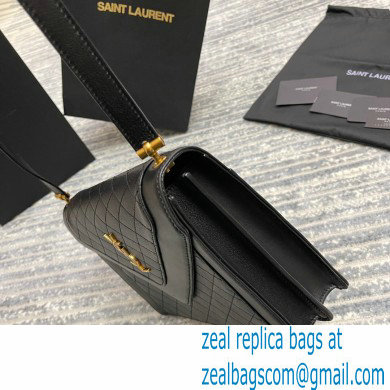 Saint Laurent Gaby Satchel Bag in Vintage Lambskin 668863 Black