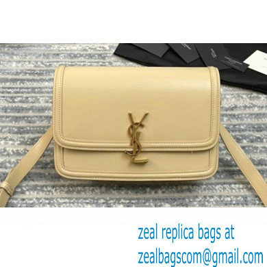 Saint Laurent Solferino Medium Satchel Bag In Box Leather 634305 Beige - Click Image to Close