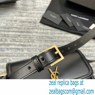 Saint Laurent Solferino Medium Satchel Bag In Box Leather 634305 Black - Click Image to Close