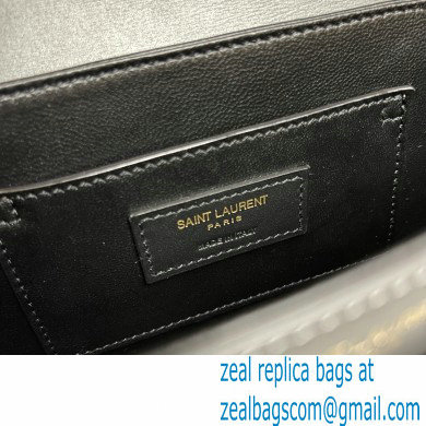 Saint Laurent Solferino Medium Satchel Bag In Box Leather 634305 Gray - Click Image to Close