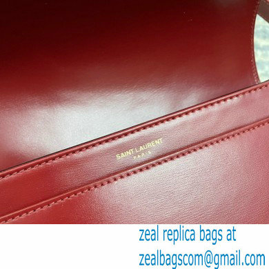 Saint Laurent Solferino Medium Satchel Bag In Box Leather 634305 Red