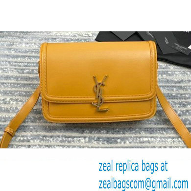 Saint Laurent Solferino Medium Satchel Bag In Box Leather 634305 Yellow 01 - Click Image to Close