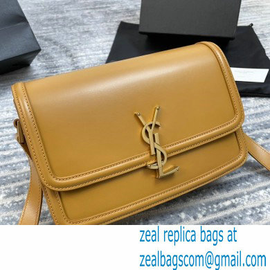 Saint Laurent Solferino Medium Satchel Bag In Box Leather 634305 Yellow 02 - Click Image to Close
