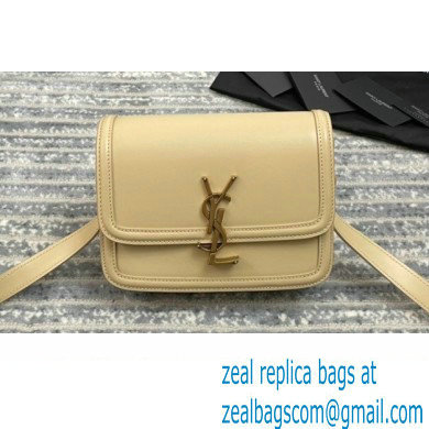 Saint Laurent Solferino Small Satchel Bag In Box Leather 634306 Beige