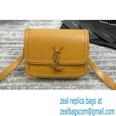 Saint Laurent Solferino Small Satchel Bag In Box Leather 634306 Yellow 01