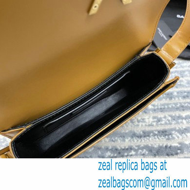 Saint Laurent Solferino Small Satchel Bag In Box Leather 634306 Yellow 01 - Click Image to Close