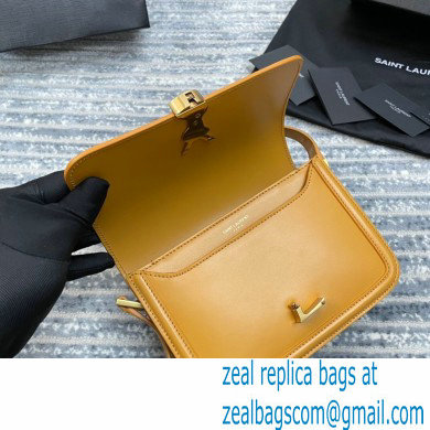 Saint Laurent Solferino Small Satchel Bag In Box Leather 634306 Yellow 02 - Click Image to Close